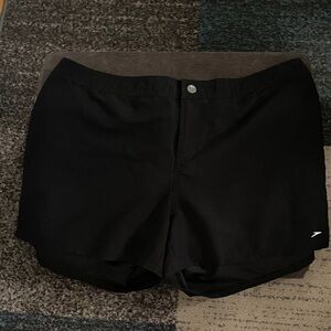 Speedo Black Women's Athletic Shorts